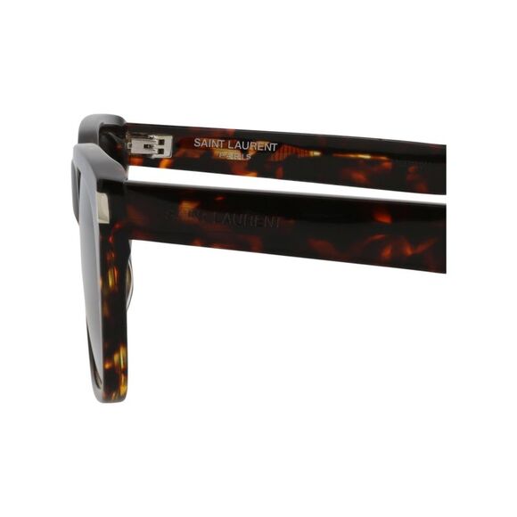 Saint Laurent Square-Frame Recycled Acetate Sunglasses Brown Mens - Picture 4 of 6